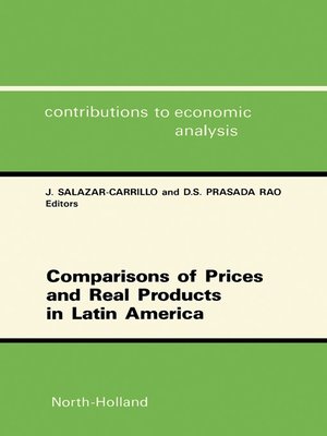 cover image of Comparisons of Prices and Real Products in Latin America